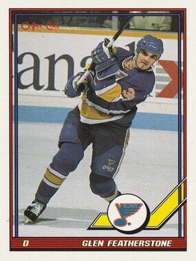 Glen Featherstone - 1991 O Pee Chee Hockey Card